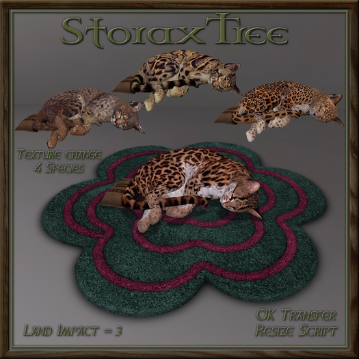 Feline Blossom Rug DL