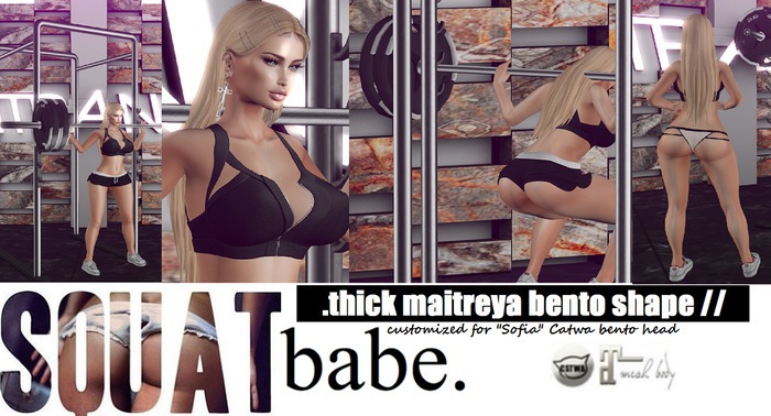 SQUAT BABE Thick Maitreya Bento Shape //