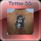 Box Tattoo dos femme zombie