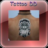 Box tattoo dos indienne