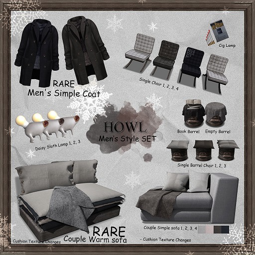Howl - Couple Warm sofa RARE