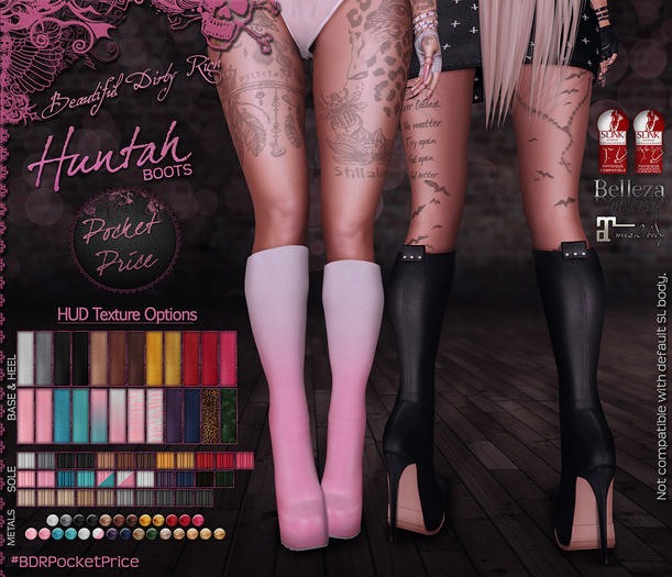 UNPACK HUD (ADD) - *B.D.R.* Huntah Boots