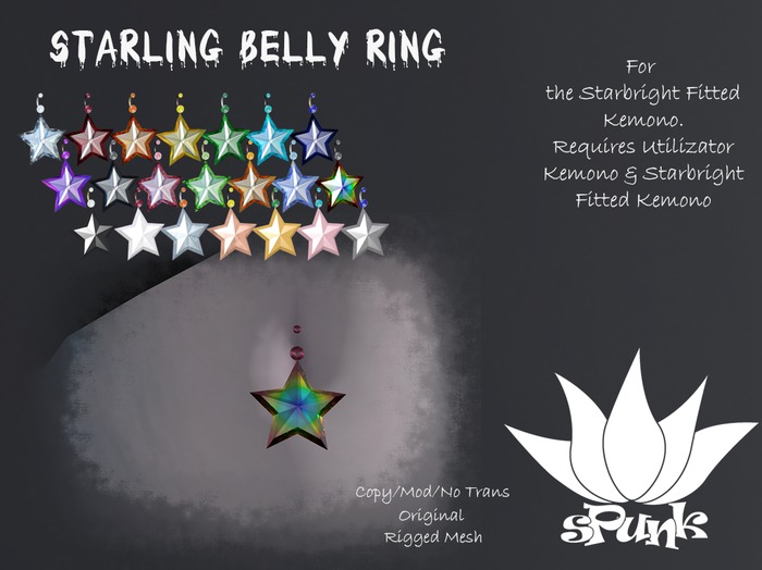 sPunk Starling Belly Piercing