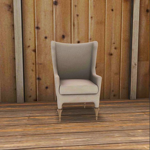 [DA] Beige Brushed CHAIR 1 BOXED