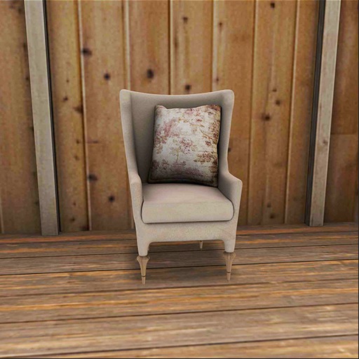 [DA] Beige Brushed CHAIR 3 BOXED