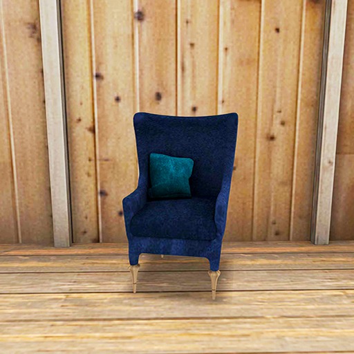 [DA] Blue Velvet Chair 2 
