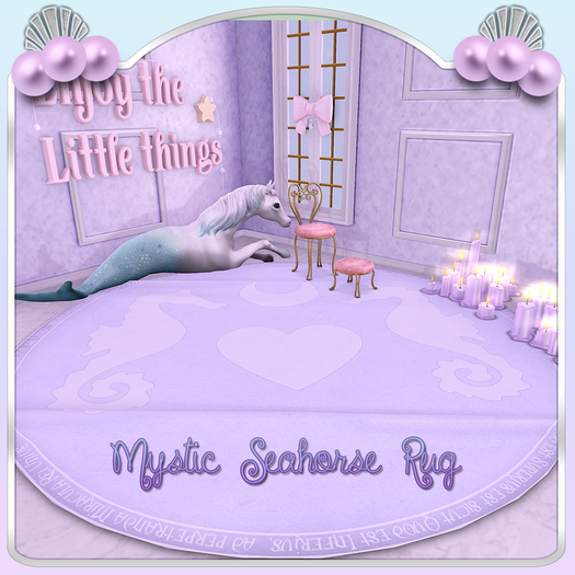 =Kio= Mystic Seahorse Rug