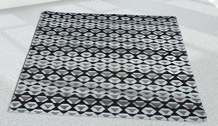 DESIGN RUG  GREY PATTERN