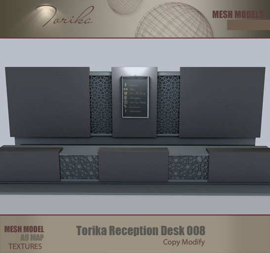 Torika Reception Desk 008 CM