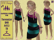 V&K Design TWEENSTER Sports Leotard/Sarong