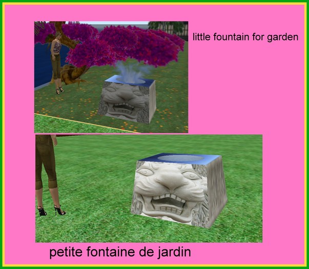 fontaine lion  nb