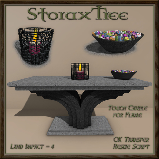 Cement & Candy Hearts Table A1