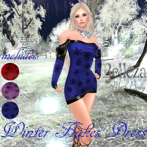 YGTL - BELLEZA  WINTER FLAKES DRESS
