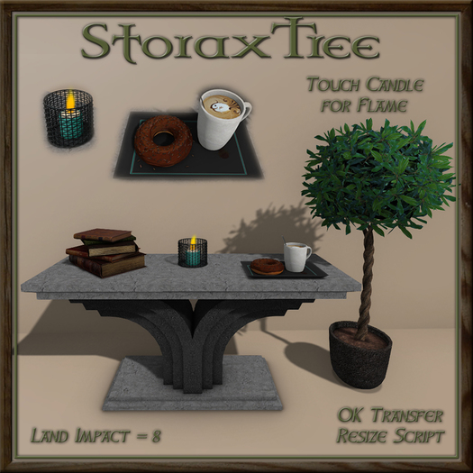 Stone Latte Table A9