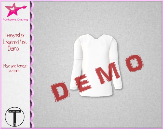 *PD* Tweenster layered tee demo