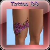 Tattoo Fleur petite B Jambe Dr