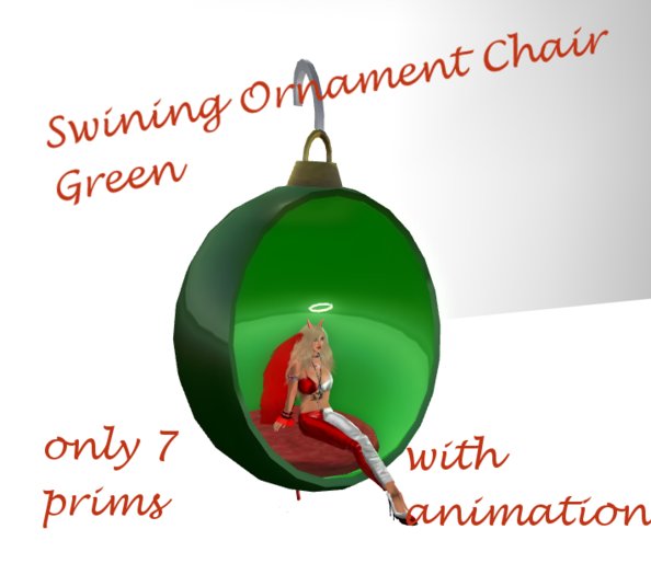 Swinging ornament green