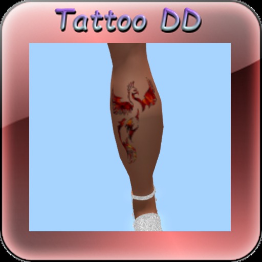 Tattoo phoenix couleur molet dr