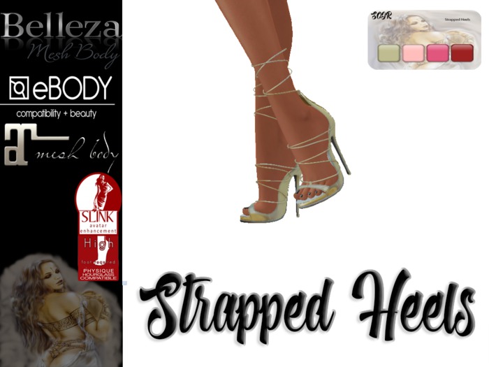*SOIR* Strapped Heels