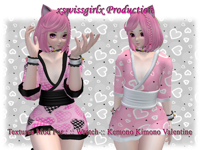 Textures Mod For : :: Wretch :: Kemono Kimono Valentine