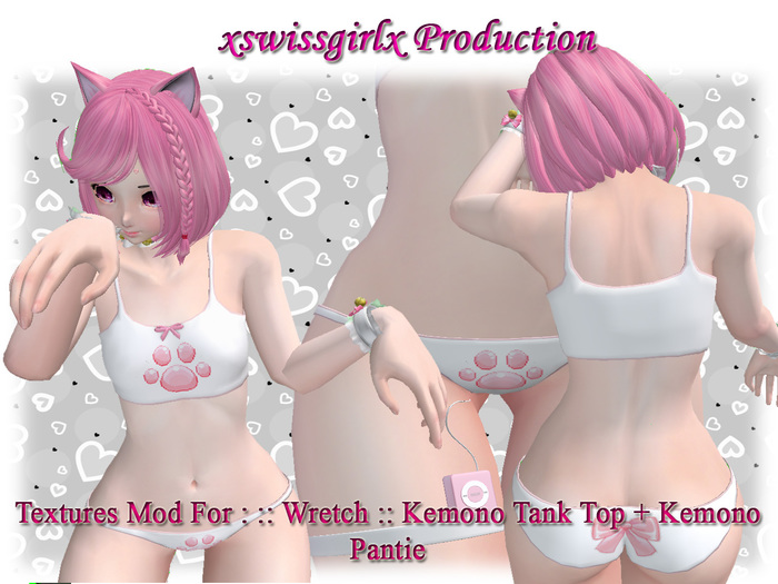 Textures Mod For : :: Wretch :: Kemono Tank Top + Kemono Pantie