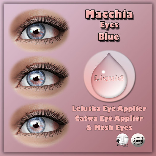 Liquid ~ Macchia Eyes ~ Blue (Add Me to Unpack)