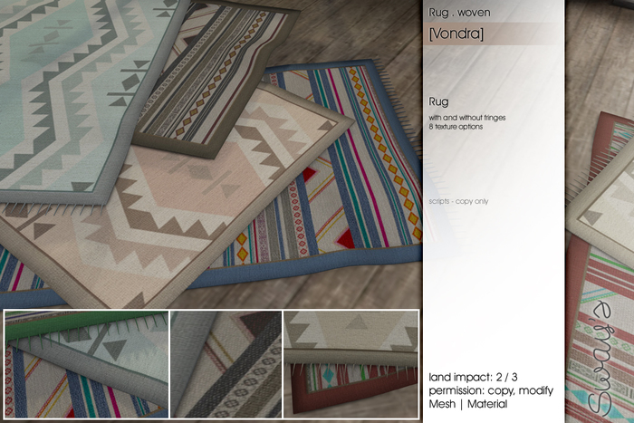 Sway's [Vondra] Rug . woven