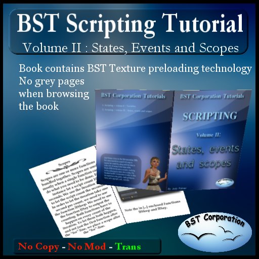 BST Scripting Tutorial : Vol II : states, events ... [Boxed]