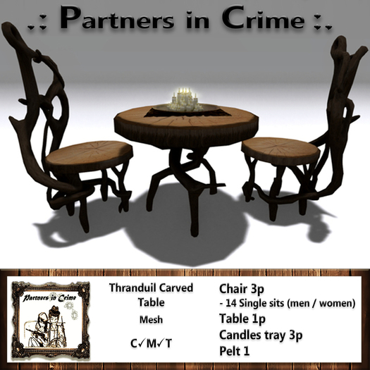 Thranduil Carved Table