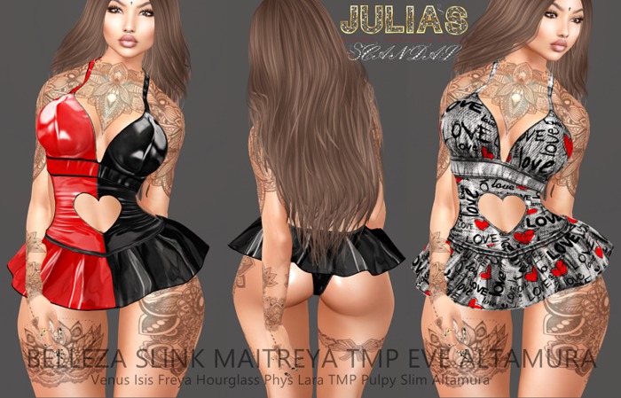 ! Julia's Scandal Aurora Valentine Dress