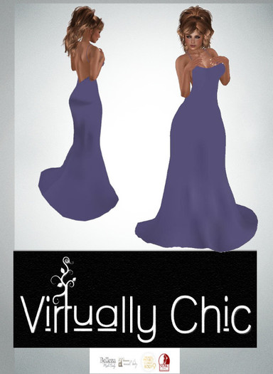 ::VC:: BALDRAIN Bare back gown LILAC