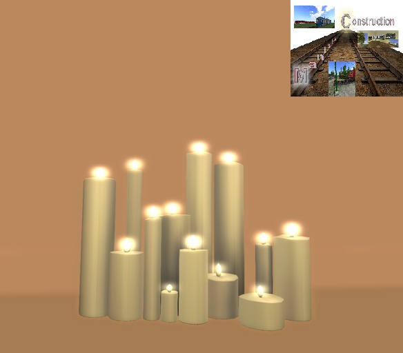 Tall Candle Bunch