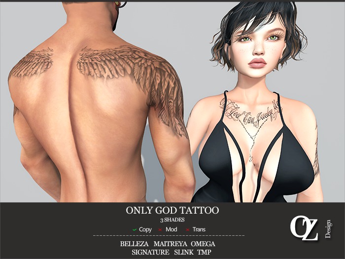 OZ Design : Tattoo Only God