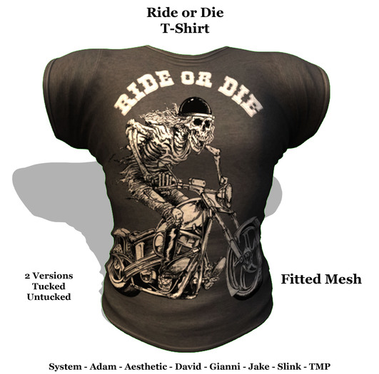[F] Ride or Die  - Fitmesh - All Sizes