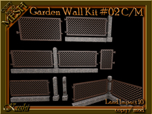 Garden Wall Fence Builders Kit #02 Copy Mod MESH