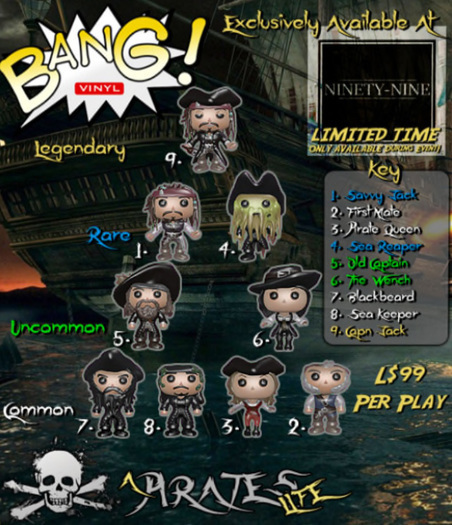 Bang! Figures : A Pirate's Life #4 - Sea Reaper (RARE)