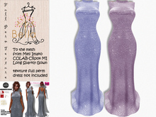 BELLA texture full perm - COLAB-CR004 MI Long Sparkly Gown 8