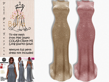 BELLA texture full perm - COLAB-CR004 MI Long Sparkly Gown 10