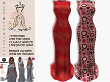 BELLA texture full perm - COLAB-CR004 MI Long Sparkly Gown 2 valentines