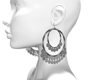 [Px] Gipsy Loop Earrings SILVER