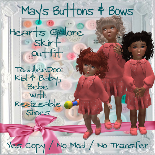 MBB * Hearts Galore Skirt Outfit (TD&Bebe)