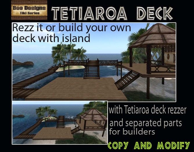 PROMO 300 L OFF!!Tetiaroa tiki deck box