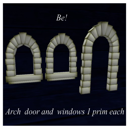 ARCH DOOR AND WINDOWS SCULPT FULL PERM CONTENT CREATOR