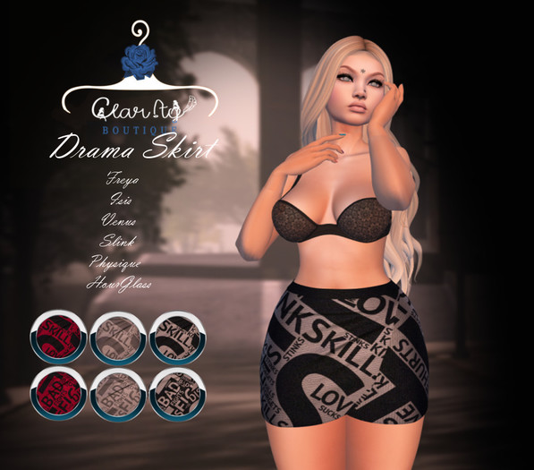 Clar!ty~Drama Skirt