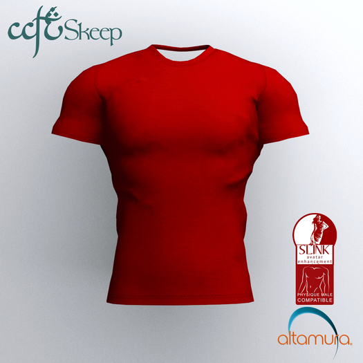 Skeep - Round Neck Shirt - Red