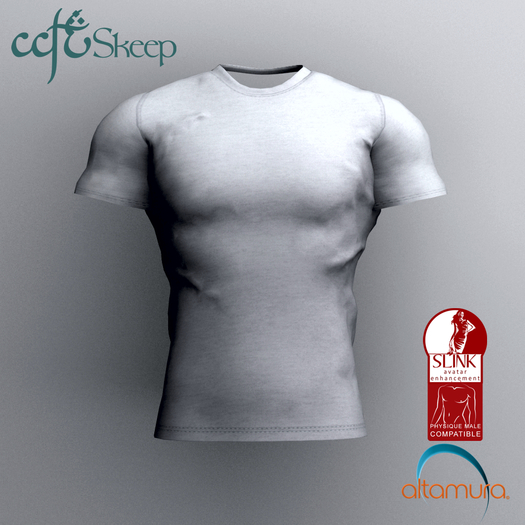 Skeep - Round Neck Shirt - White