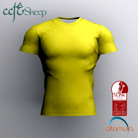 Skeep - Round Neck Shirt - Yellow