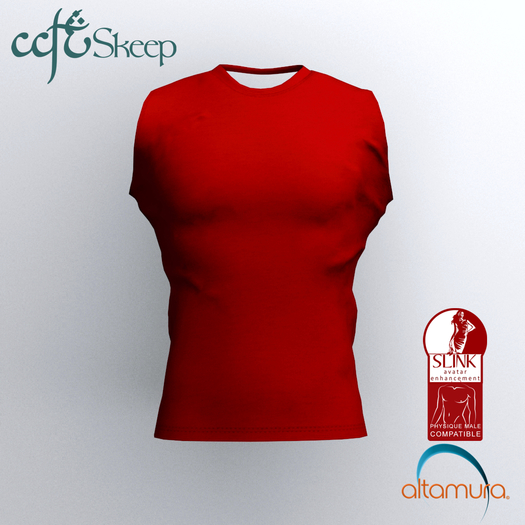 Skeep - Sleeveless Shirt - Red