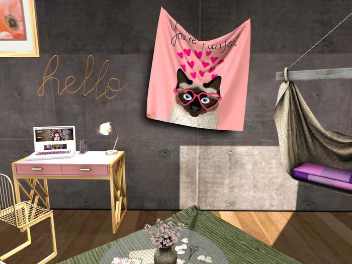 Love PURfect Drape Poster