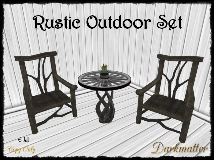 Rustic Outdoor Set
